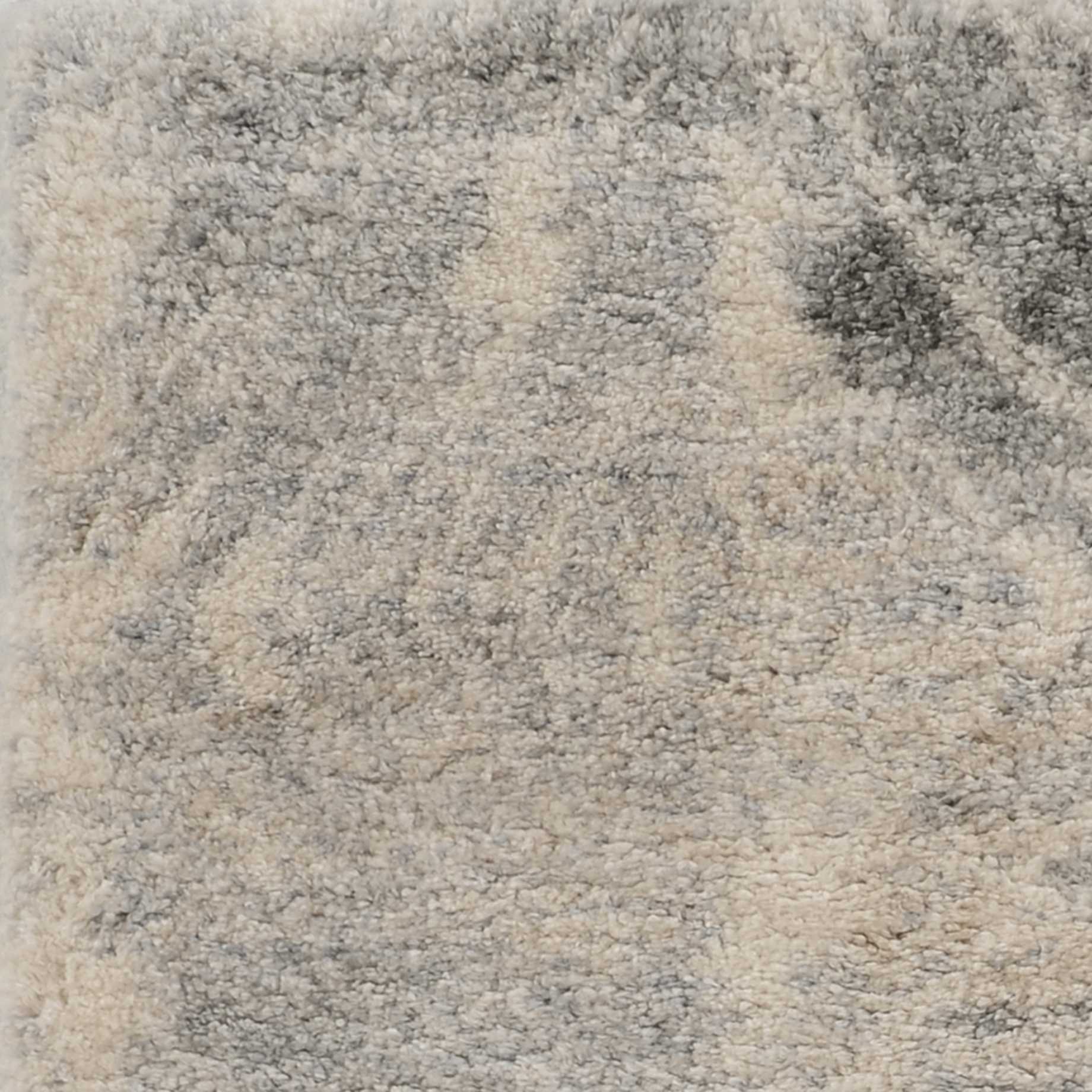 4' X 6' Gray and Ivory Damask Area Rug - Homeroots - Flyclothing LLC