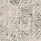 4' X 6' Gray and Ivory Damask Area Rug - Homeroots