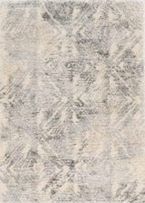 4' X 6' Gray and Ivory Damask Area Rug - Homeroots - Flyclothing LLC
