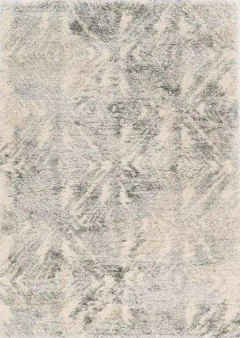 4' X 6' Gray and Ivory Damask Area Rug - Homeroots - Flyclothing LLC