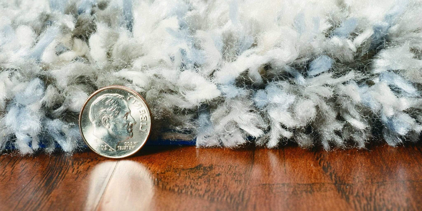 4' X 6' Ivory And Blue Area Rug - Homeroots - Flyclothing LLC