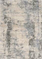 4' X 6' Ivory And Blue Area Rug - Homeroots
