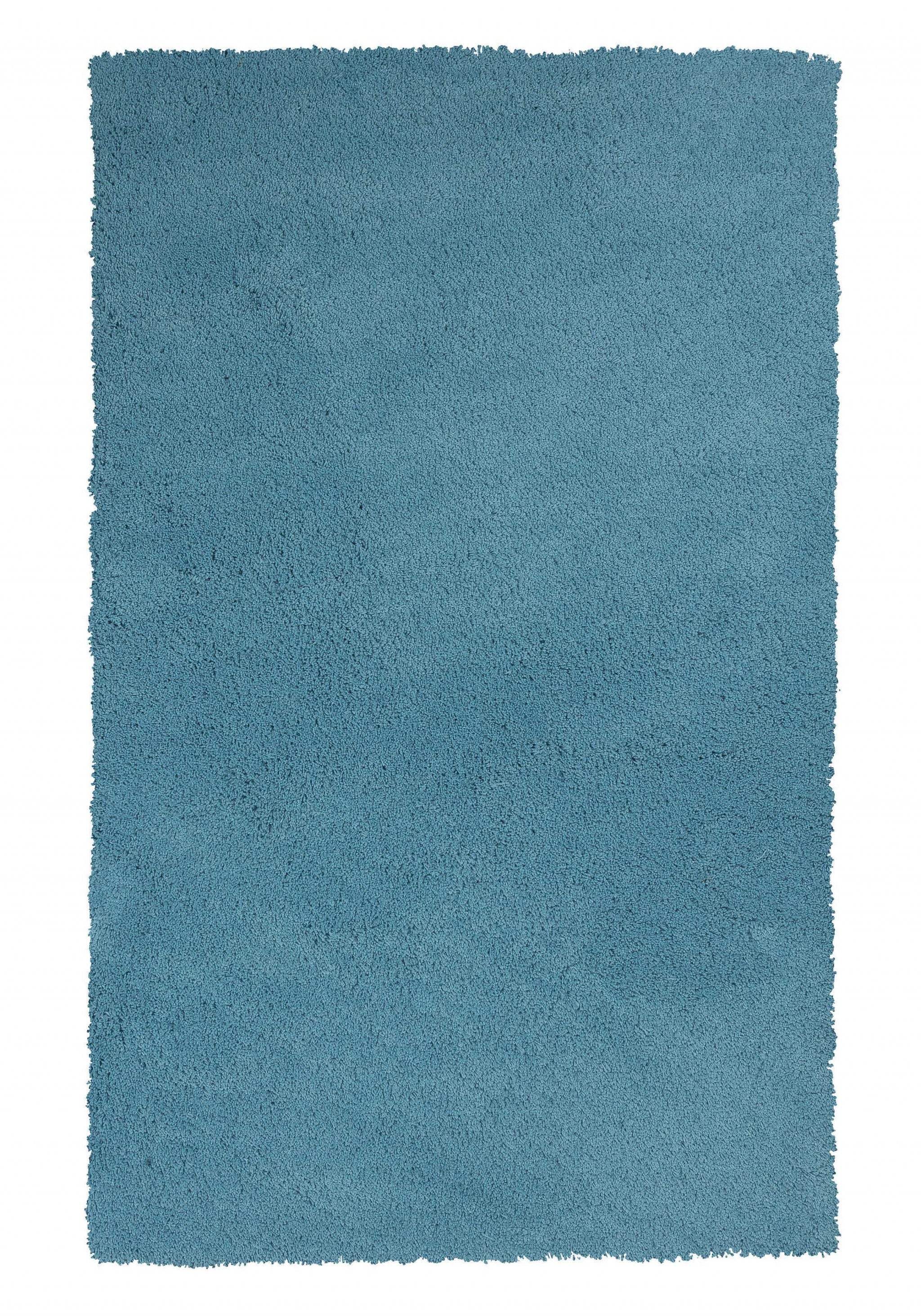 3' X 5' Highlighter Blue Plain Area Rug - Homeroots - Flyclothing LLC