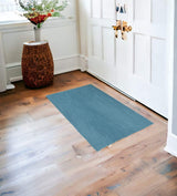 3' X 5' Highlighter Blue Plain Area Rug - Homeroots - Flyclothing LLC