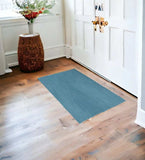 3' X 5' Highlighter Blue Plain Area Rug - Homeroots - Flyclothing LLC