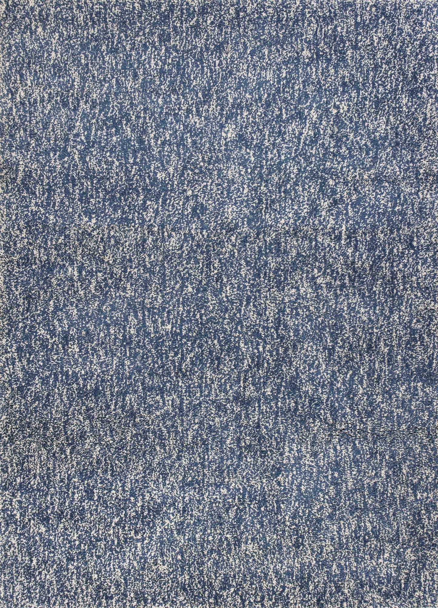3' X 5' Indigo Ivory Heather Indoor Shag Rug - Homeroots - Flyclothing LLC