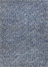 3' X 5' Indigo Ivory Heather Indoor Shag Rug - Homeroots - Flyclothing LLC