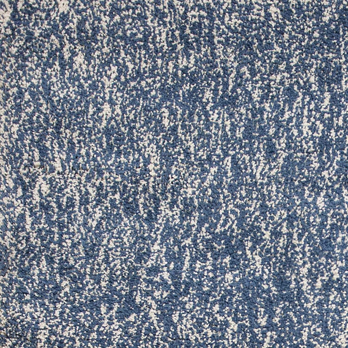 3' X 5' Indigo Ivory Heather Indoor Shag Rug - Homeroots - Flyclothing LLC