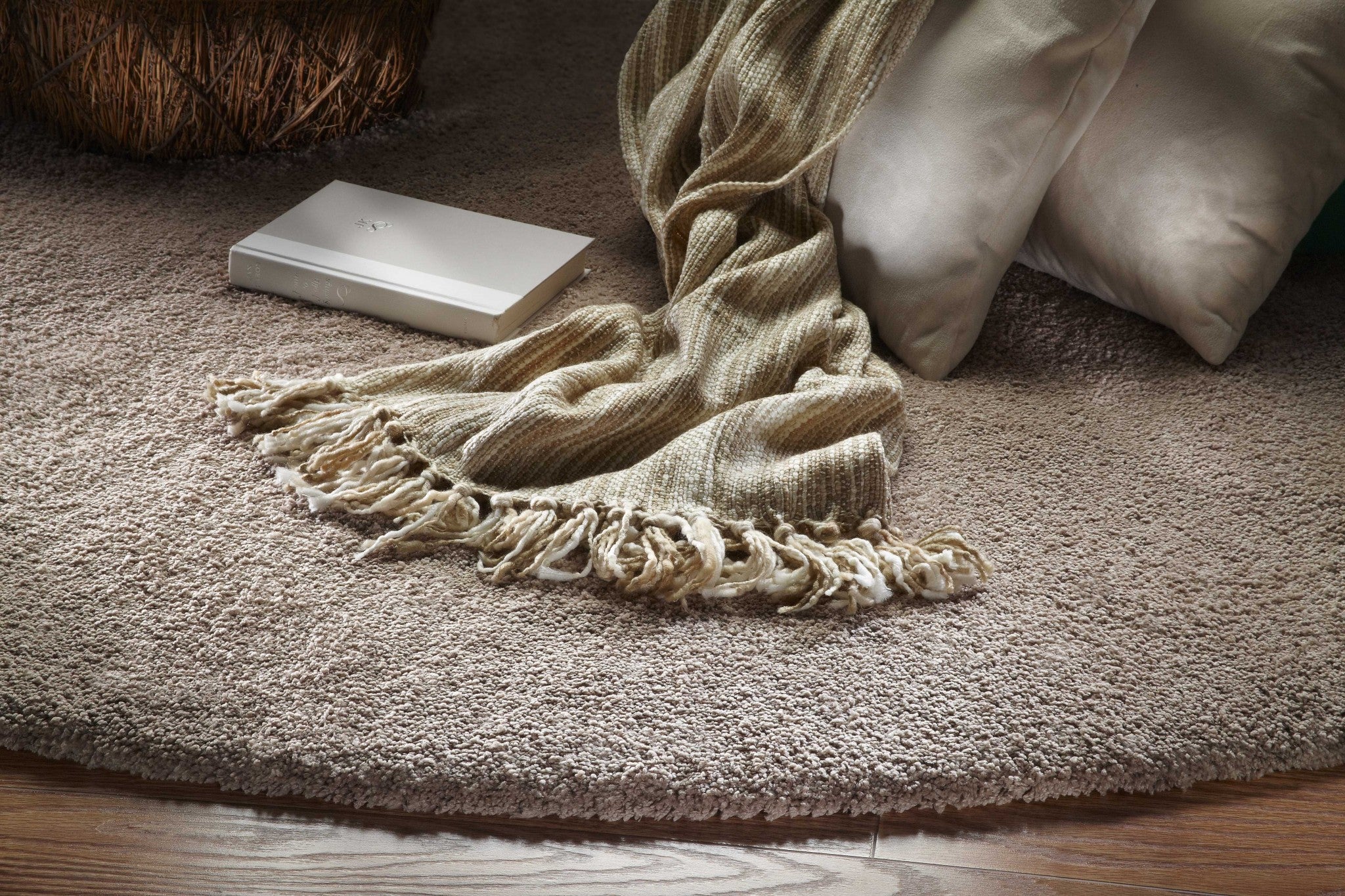 3' X 5' Beige Heather Indoor Shag Rug - Homeroots - Flyclothing LLC