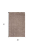 3' X 5' Beige Heather Indoor Shag Rug - Homeroots