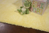 3' X 5' Canary Yellow Indoor Shag Rug - Homeroots - Flyclothing LLC