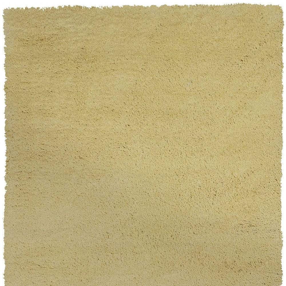 3' X 5' Canary Yellow Indoor Shag Rug - Homeroots - Flyclothing LLC
