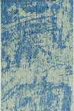 5' X 8' Blue and Green Abstract Indoor Outdoor Area Rug - Homeroots