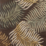 3' X 4' Espresso Wool Handmade Area Rug - Homeroots