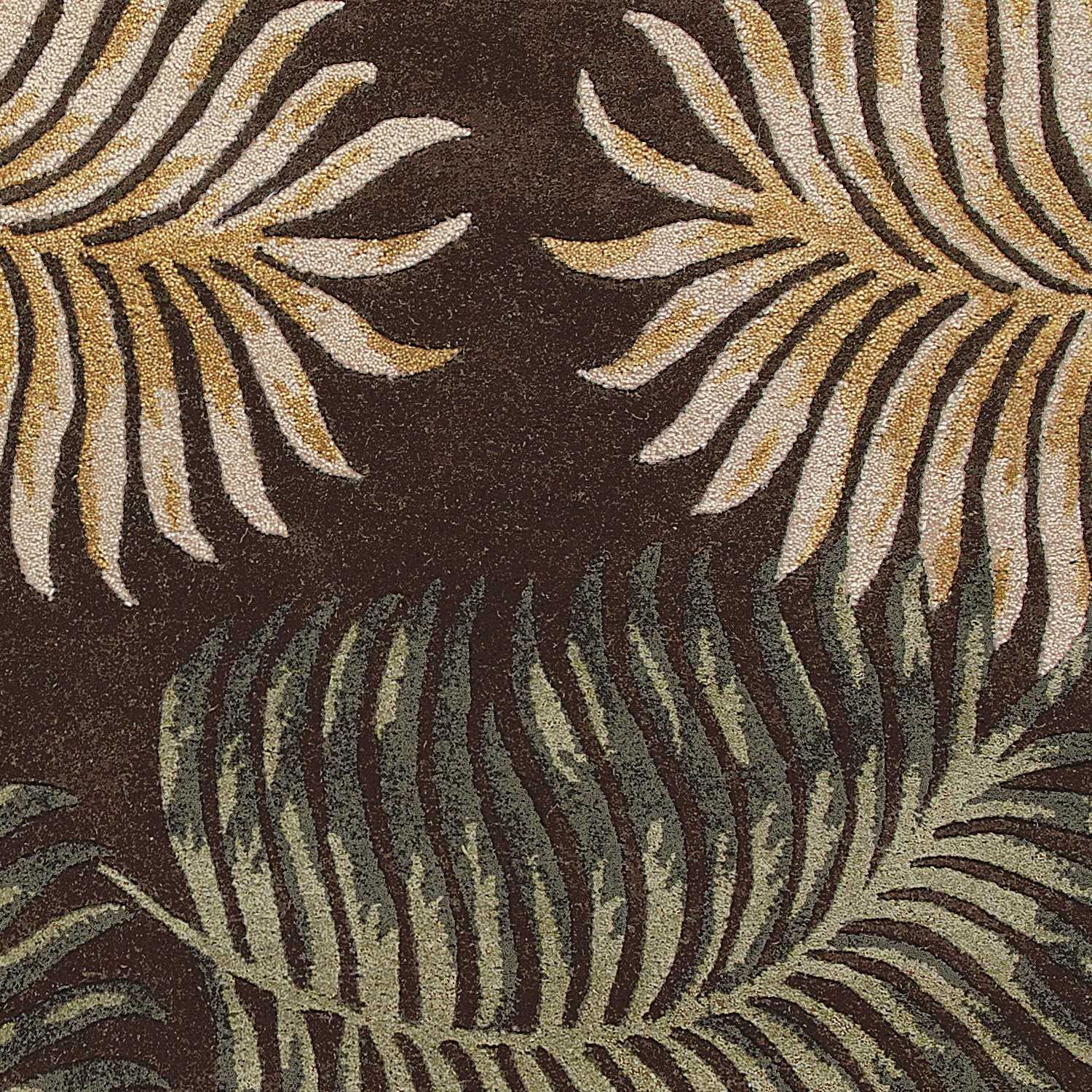 3' X 4' Espresso Wool Handmade Area Rug - Homeroots - Flyclothing LLC