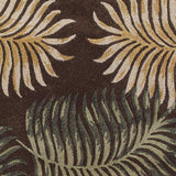 3' X 4' Espresso Wool Handmade Area Rug - Homeroots