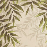 2' X 4' Ivory Leaves Bordered Wool Area Rug - Homeroots - Flyclothing LLC