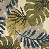 3' X 4' Ivory Hand Tufted Oversized Tropical Leaves Indoor Area Rug - Homeroots - Flyclothing LLC