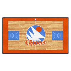 NBA Retro San Diego Clippers Court Runner Rug - 24in. x 44in. - San Diego Clippers
