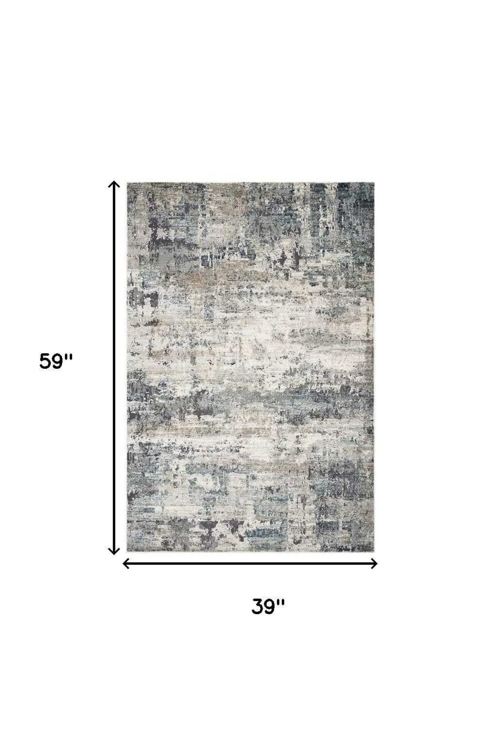 3' X 5' Ivory Area Rug - Homeroots - Flyclothing LLC