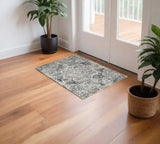 3' X 5' Ivory Area Rug - Homeroots