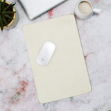 Ivory Elegance Leather Desk Mat + Mouse Pad - Classy Leather Bags - Flyclothing LLC
