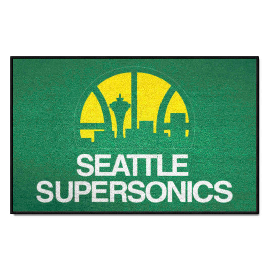NBA Retro Seattle Supersonics Starter Mat Accent Rug - 19in. x 30in. - Seattle Supersonics