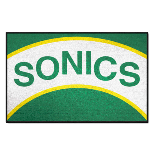 NBA Retro Seattle Supersonics Starter Mat Accent Rug - 19in. x 30in. - Seattle Supersonics