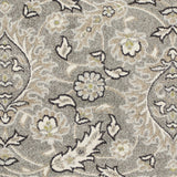 5' X 8' Grey Medallion Uv Treated Area Rug - Homeroots