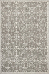 5' X 8' Gray Moroccan Indoor Outdoor Area Rug - Homeroots - Flyclothing LLC
