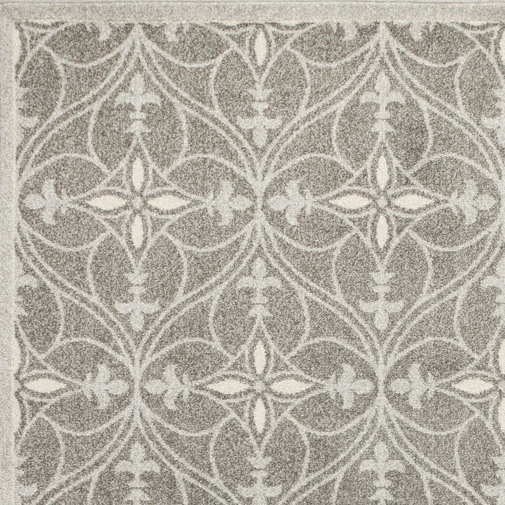 5' X 8' Gray Moroccan Indoor Outdoor Area Rug - Homeroots - Flyclothing LLC