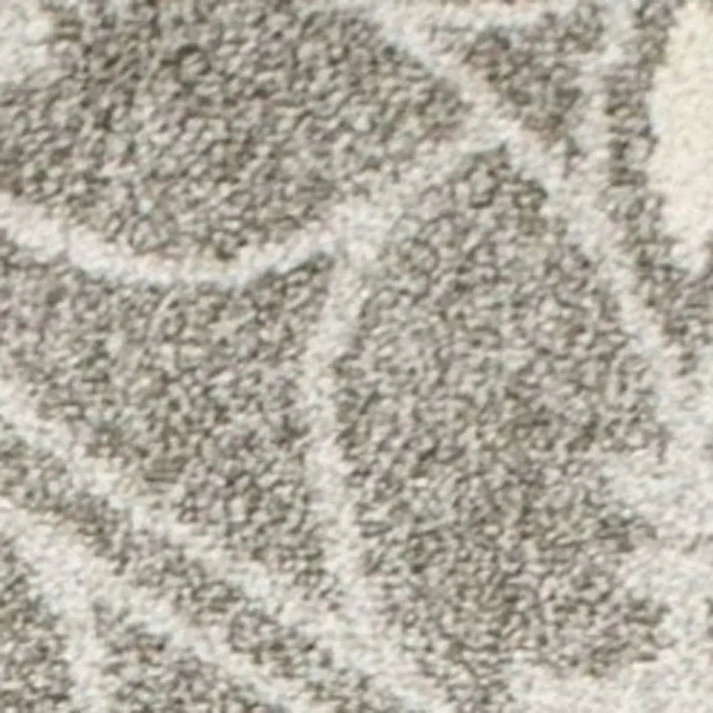 5' X 8' Gray Moroccan Indoor Outdoor Area Rug - Homeroots - Flyclothing LLC