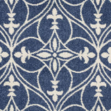5' X 8' Denim Classical Pattern Uv Treated Area Rug - Homeroots - Flyclothing LLC