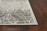 5' X 8' Silver Moroccan Indoor Outdoor Area Rug - Homeroots - Flyclothing LLC