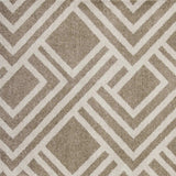 5' X 8' Beige Geometric Indoor Outdoor Area Rug - Homeroots - Flyclothing LLC