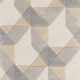 2' X 7' Ivory Or Grey Geometric Wool Runner Rug - Homeroots - Flyclothing LLC