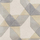 2' X 7' Ivory Or Grey Geometric Wool Runner Rug - Homeroots - Flyclothing LLC