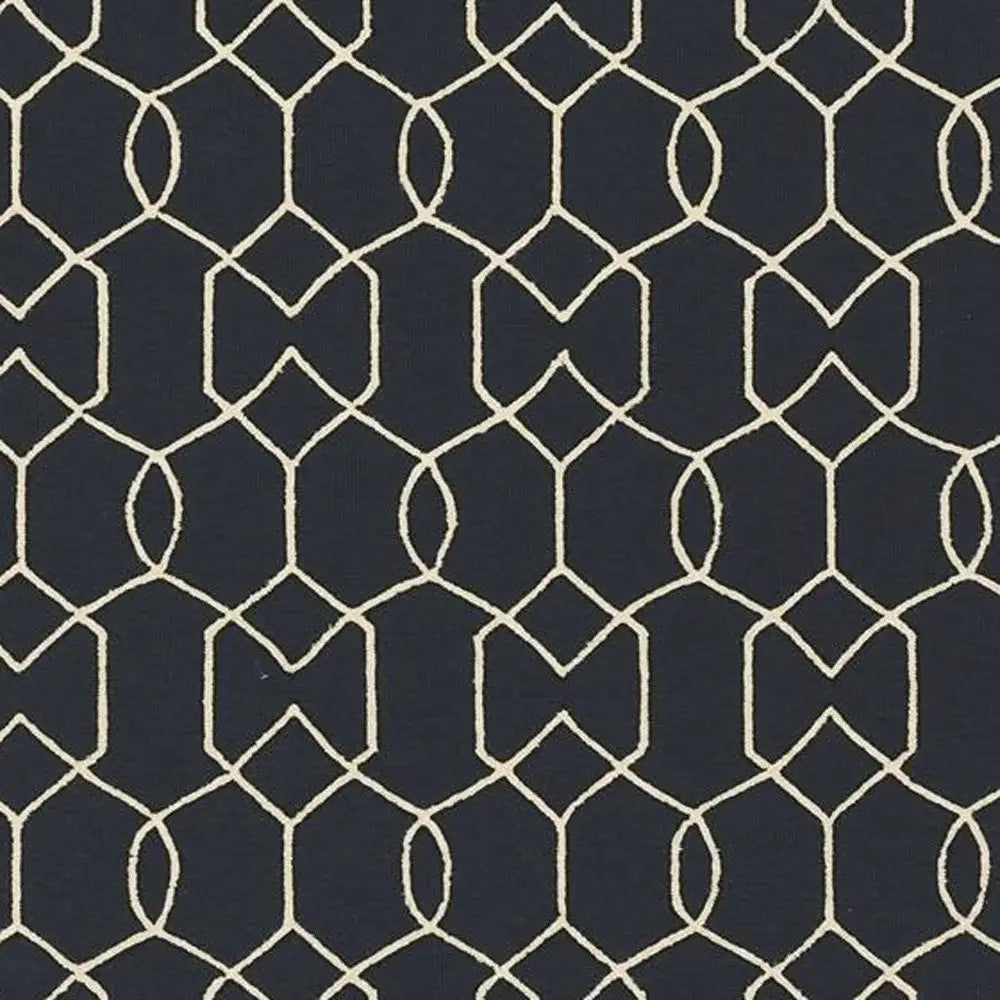 7' X 7' Navy Blue Hand Hooked Area Rug - Homeroots - Flyclothing LLC