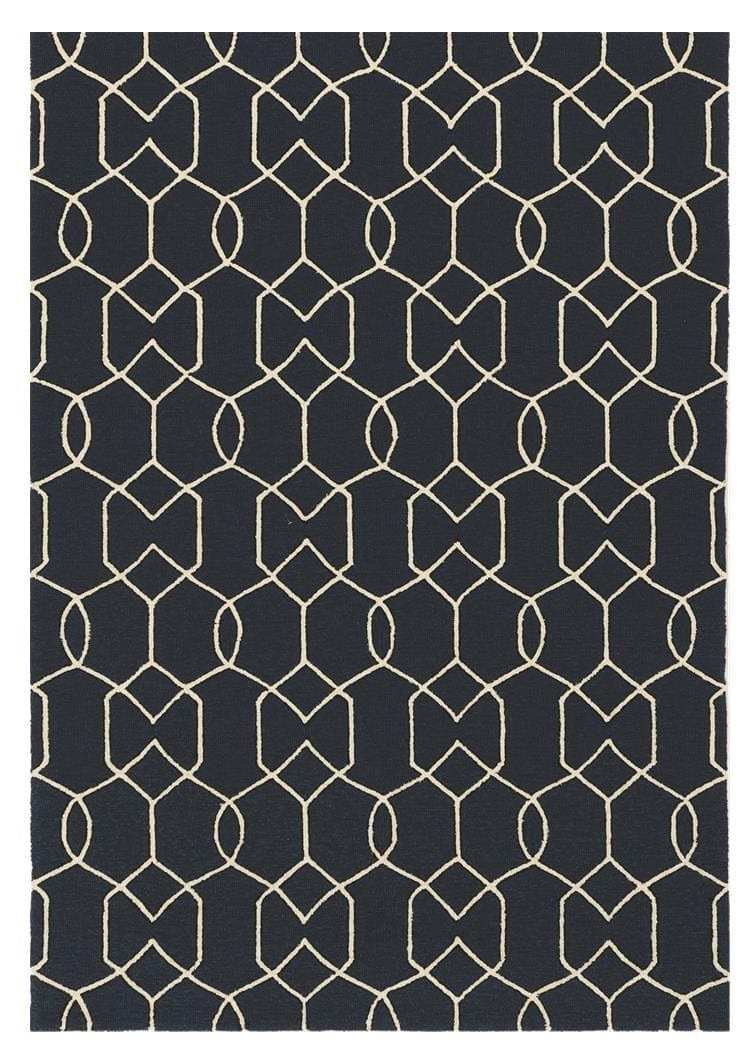 7' X 7' Navy Blue Hand Hooked Area Rug - Homeroots - Flyclothing LLC