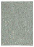 7' X 7' Green and Ivory Hand Hooked Area Rug - Homeroots - Flyclothing LLC