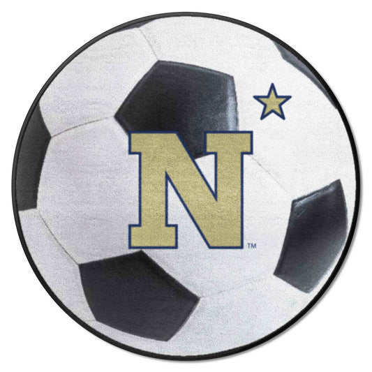Naval Academy Soccer Ball Rug - 27in. Diameter - Naval Academy