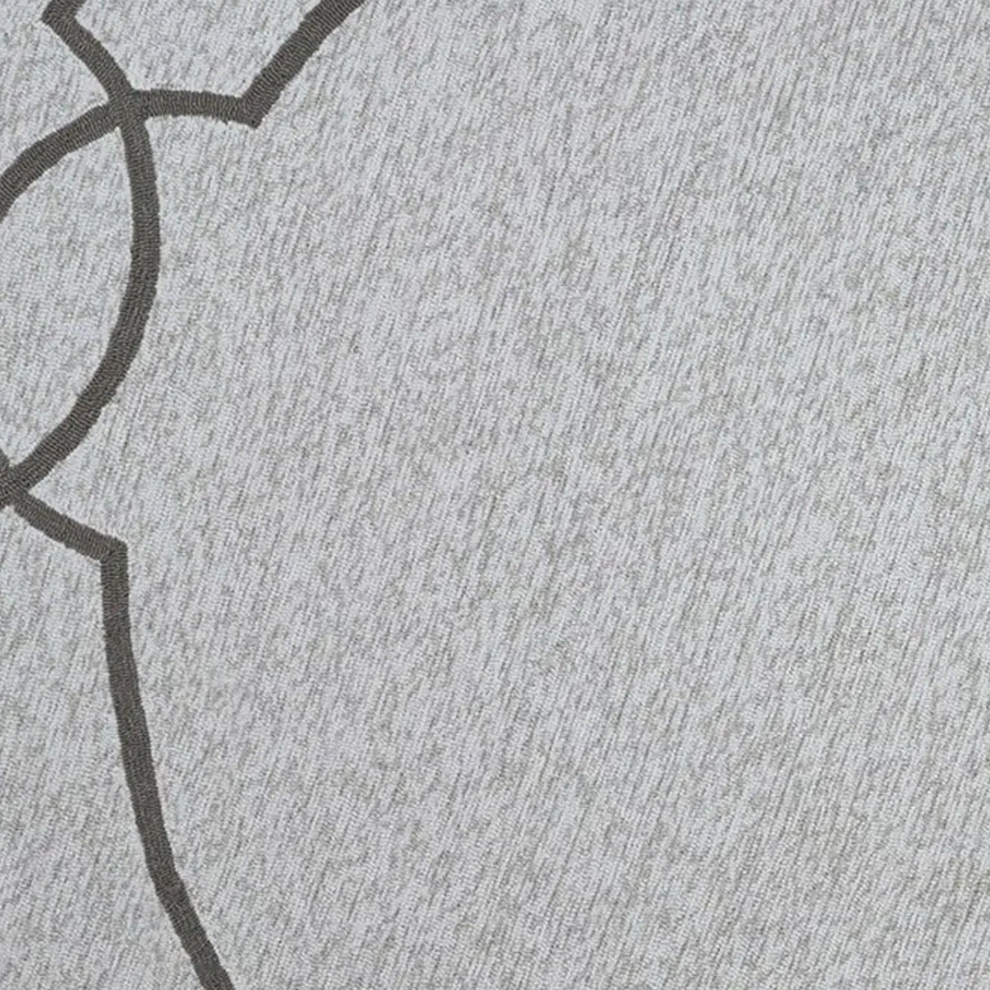 7' Round Ivory Round Indoor Outdoor Area Rug - Homeroots - Flyclothing LLC