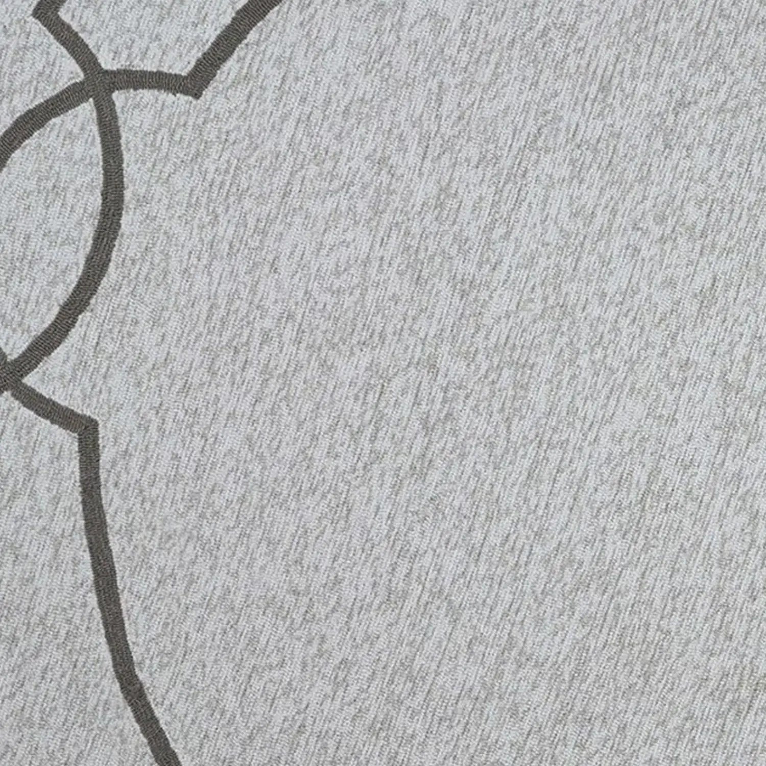 7' Round Ivory Round Indoor Outdoor Area Rug - Homeroots - Flyclothing LLC