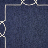 7' X 7' Ocean Blue Hand Hooked Area Rug - Homeroots - Flyclothing LLC