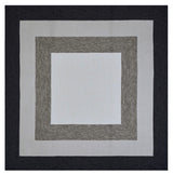 7' X 7' Gray Geometric Hand Hooked Area Rug - Homeroots - Flyclothing LLC
