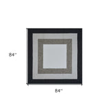 7' X 7' Gray Geometric Hand Hooked Area Rug - Homeroots - Flyclothing LLC