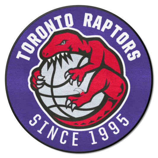 NBA Retro Toronto Raptors Roundel Rug - 27in. Diameter - Toronto Raptors