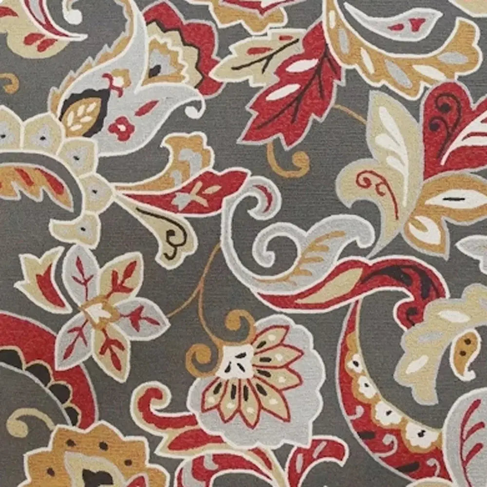 7' Taupe Round Hand Tufted Area Rug With UV Protection - Homeroots - Flyclothing LLC