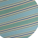 8' Round Blue Round Striped Handmade Indoor Outdoor Area Rug - Homeroots - Flyclothing LLC