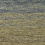 5' X 8' Blue and Ivory Wool Ombre Hand Woven Area Rug - Homeroots - Flyclothing LLC